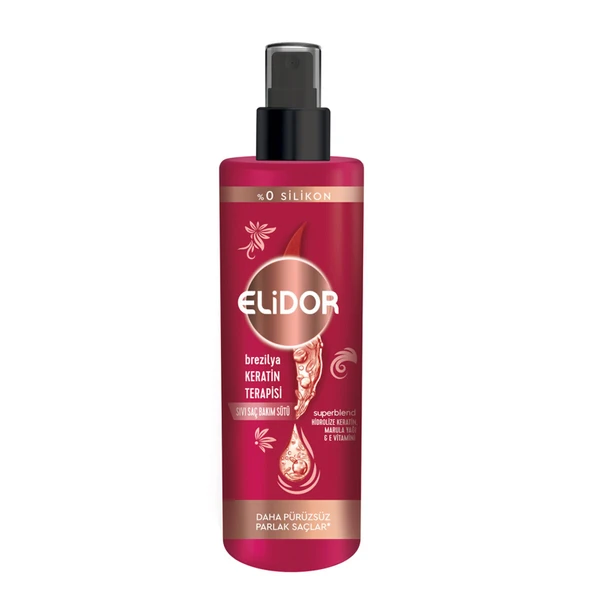 Elidor Sıvı Saç Bakım Sütü Brezilya Keratin Terapisi 200 ml
