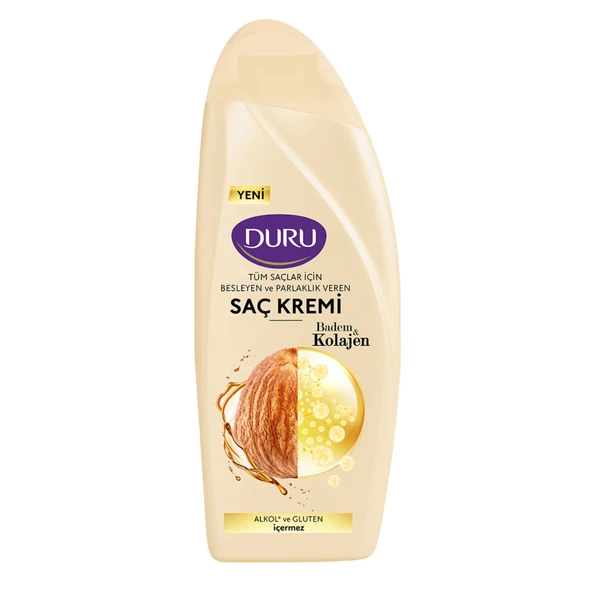 Duru Saç Kremi Kolajen & Badem 500 Ml