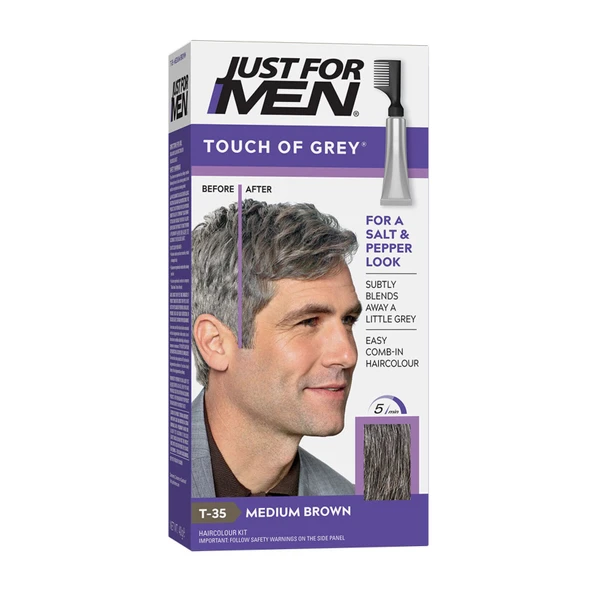 Just For Men Touch of Grey Saç Boyası Orta Kahve 40 ml