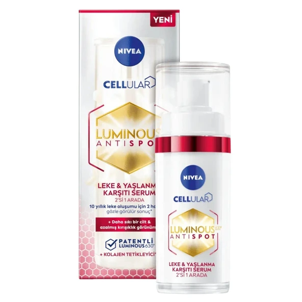 Nivea Luminous630 Yaşlanma Leke Karşıtı Serum 30 Ml