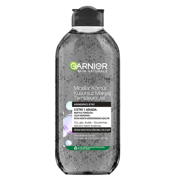 Garnier Skin Naturals Micellar Kömür Kusursuz Makyaj Temizleyici Jel