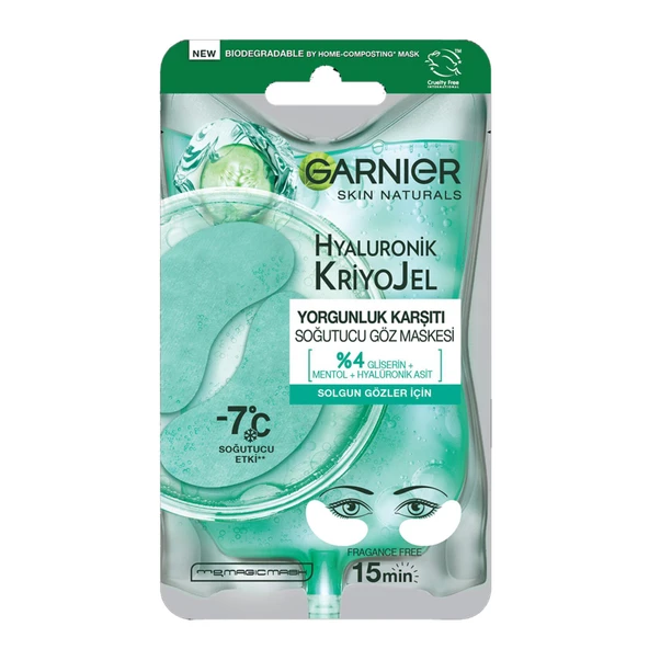 Garnier Hyaluronik Kriyojel Soğutucu Göz Maskesi 5 G