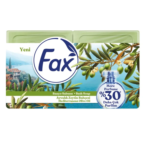 Fax Ayvalık Zeytinyağı Kalıp Sabun 4x150 G
