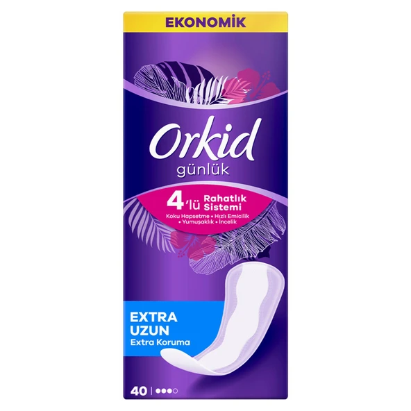 Orkid Günlük Ped Extra Uzun 40'lı