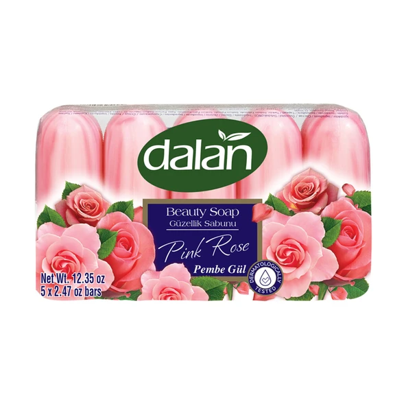 Dalan Pembe Gül Güzellik Sabunu 5x70 G