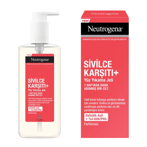 Neutrogena Sivilce Karşıtı + Temizleme Jeli 200 Ml