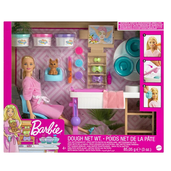 Barbie Yüz Bakımı Yapıyor Oyun Seti