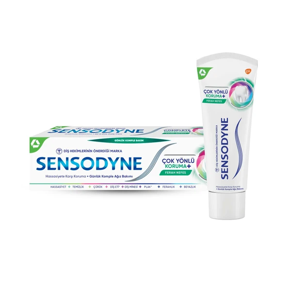 Sensodyne Çok Yönlü Koruma Ferah Nefes Diş Macunu 75Ml
