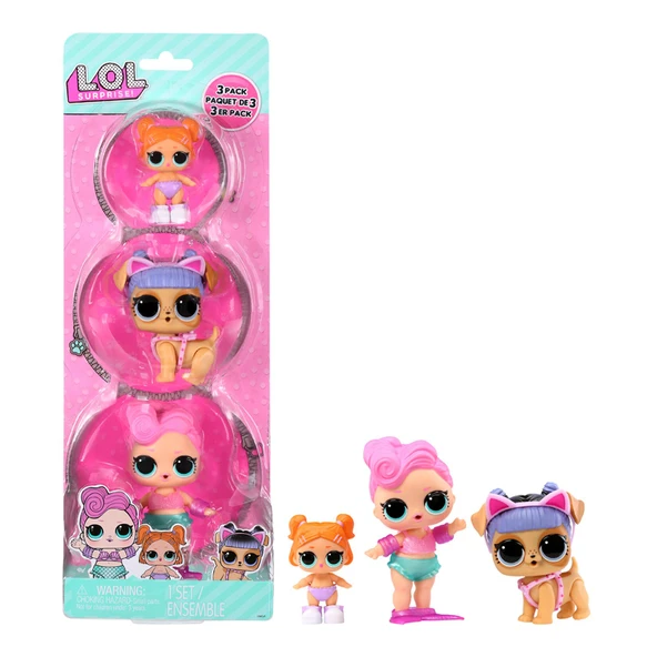 L.o.l. Surprise 3'lü Set Bebek Lil Sisterı Waves