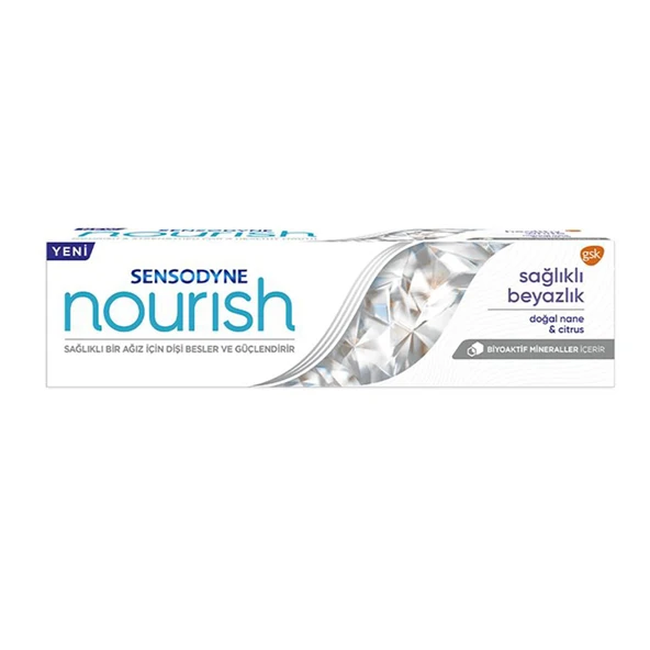 Sensodyne Nourısh Sağlıklı Beyazlık Diş Macunu 50Ml
