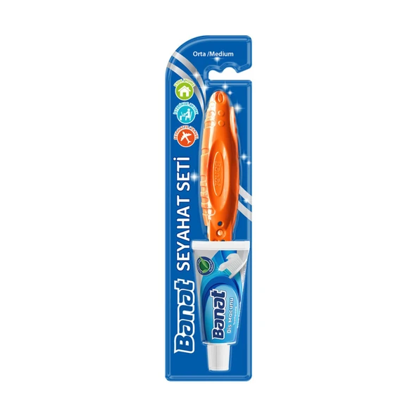 Banat Seyahat Seti (Diş Fırçası+15Ml Diş Macunu)