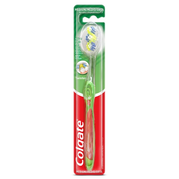 Colgate Twister Derin Temizlik Orta Diş Fırçası