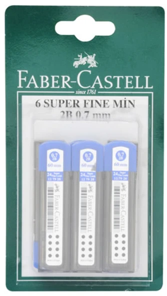 Faber Castell Grip Min 0.7 2B 6'lı