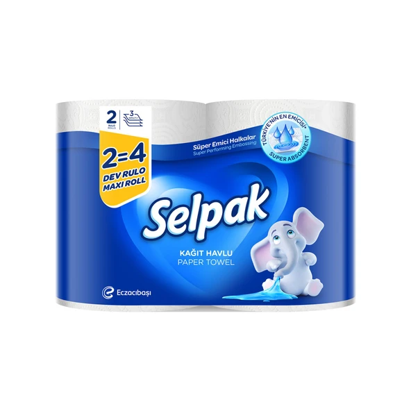 Selpak Dev Havlu 2=4 Rulo