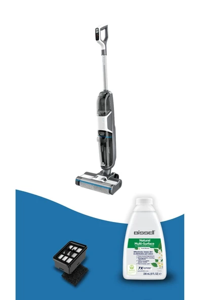 Crosswave Hf3 Cordless Select Yüksek Vakumlu Kablosuz Sert Zemin Süpürme Ve Silme Makinesi - 2