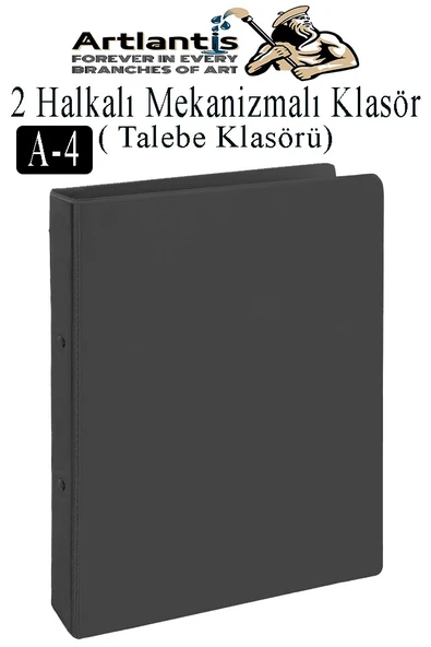 2 Halkalı Klasör 1 Adet A4 PVC Öğrenci ve Ofis Tipi Evrak Sunum Talebe Klasörü İç Cepli Otomatik Mekanizmalı Büro Okul - 6