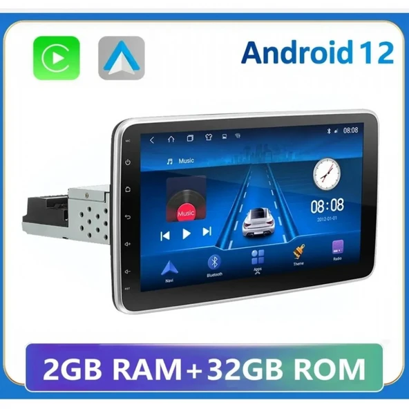 UNİVERSAL 360 DERECE DÖNEN MULTİMEDYA TEYP 10.1İNÇ 2 32 - 5