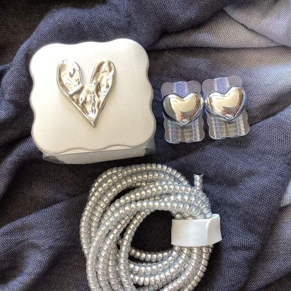 Brokoli Home iPhone 18W/20W Uyumlu Şarj Kılıfı, Şarj Kablosu Örme Aparatı, Kablo Koruyucu Aparatı,Gk - 2