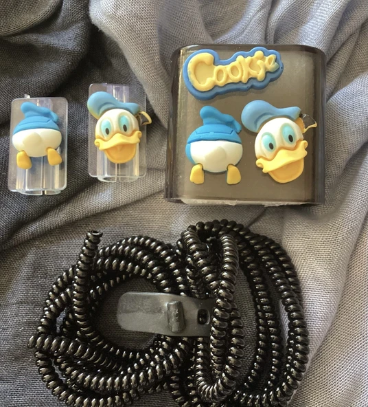 Brokoli Home iPhone 18W/20W Uyumlu Şarj Kılıfı, Şarj Kablosu Örme Aparatı, Kablo Koruyucu Aparatı,D - 2