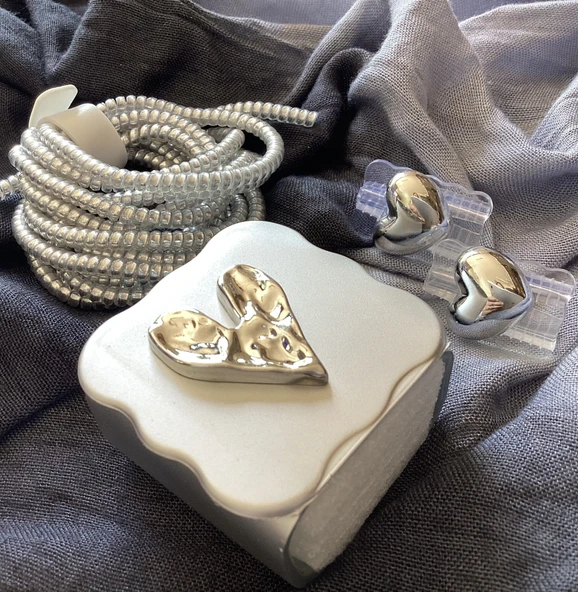 Brokoli Home iPhone 18W/20W Uyumlu Şarj Kılıfı, Şarj Kablosu Örme Aparatı, Kablo Koruyucu Aparatı,Gk