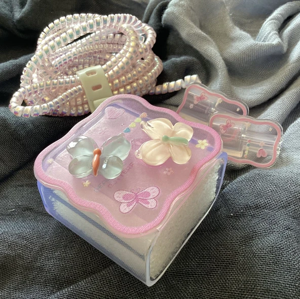 Brokoli Home iPhone 18W/20W Uyumlu Şarj Kılıfı, Şarj Kablosu Örme Aparatı, Kablo Koruyucu Aparatı,P