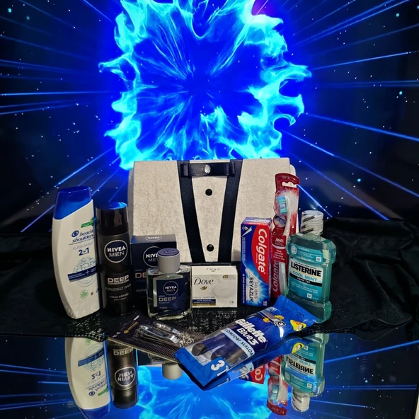 NIVEA Damat Nişan Düğün Çeyiz Bohçası , Erkek Bakım ve Tıraş Seti - 3