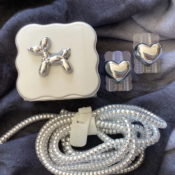 Brokoli Home iPhone 18W/20W Uyumlu Şarj Kılıfı, Şarj Kablosu Örme Aparatı, Kablo Koruyucu Aparatı,Gk - 2
