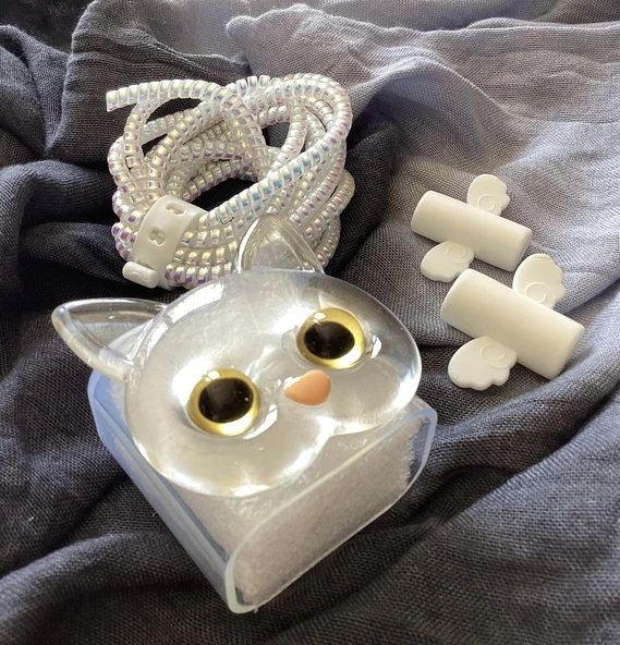 Brokoli Home iPhone 18W/20W Uyumlu Şarj Kılıfı, Şarj Kablosu Örme Aparatı, Kablo Koruyucu Aparatı,Şk - 2