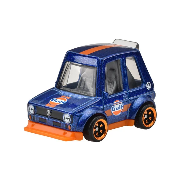 Hot Wheels Silver Series Tooned Gulf Racing - Tooned Volkswagen Golf Mk 1 JCB62 - 2