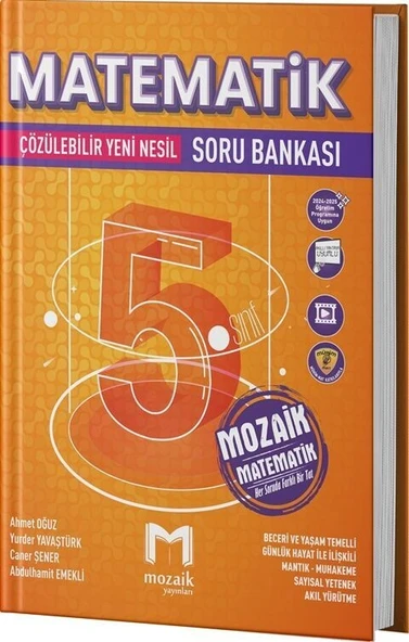 5. Sınıf Matematik Soru Bankası Mozaik Yayınları