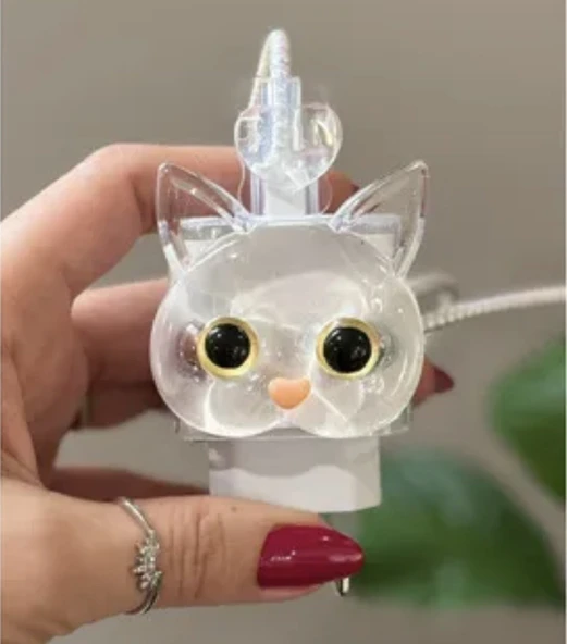 Brokoli Home iPhone 18W/20W Uyumlu Şarj Kılıfı, Şarj Kablosu Örme Aparatı, Kablo Koruyucu Aparatı,Şk