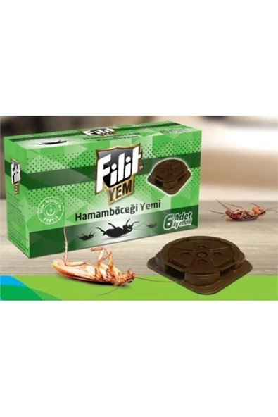 Filit Hamam Böceği Ve Karınca Yemi Tableti 6'lI Paket