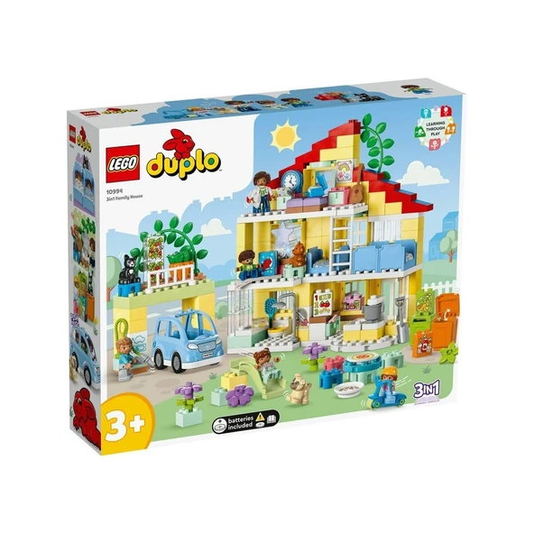 10994 LEGO® Duplo® 3 ü 1 Arada Aile Evi 218 parça +3 yaş