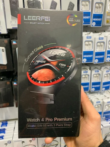 SW55 Amoled Ekran 47MM 3 Kordonlu Titanyum Kasa Space Edition Akıllı Saat