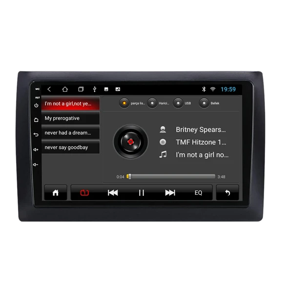 Fiat Stilo 2003-2006 2 GB RAM 32 GB HAFIZA ANDROID MULTIMEDIA TEYP - 6