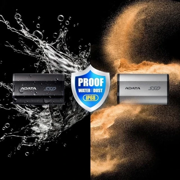 ADATA SD810 500GB Taşınabilir External SSD 500 GB Siyah