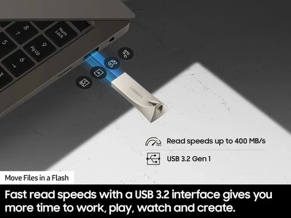 SAMSUNG BAR Plus USB 3.2 Flash Bellek 512 GB - 6