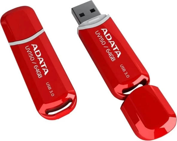 ADATA UV150 64 GB USB 3.0 Snap-on Cap Flash Bellek - 3