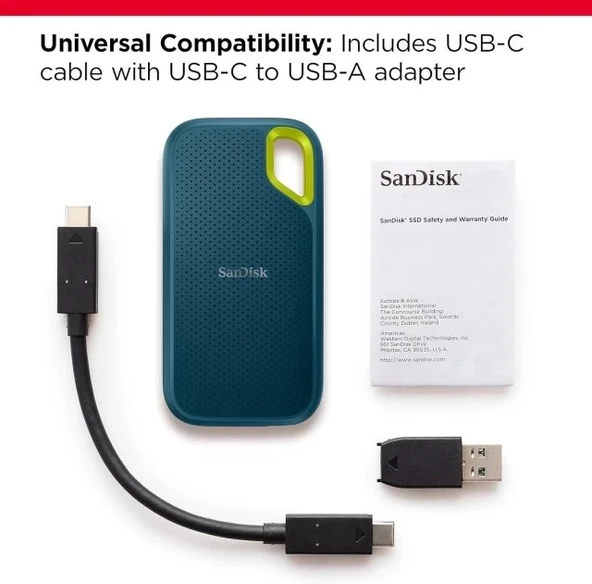 SanDisk 1TB Extreme Taşınabilir SSD - 3