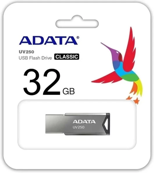 Adata Pen Drive A-Data UV250 32GB USB 2.0 Silver Flash Bellek - 7