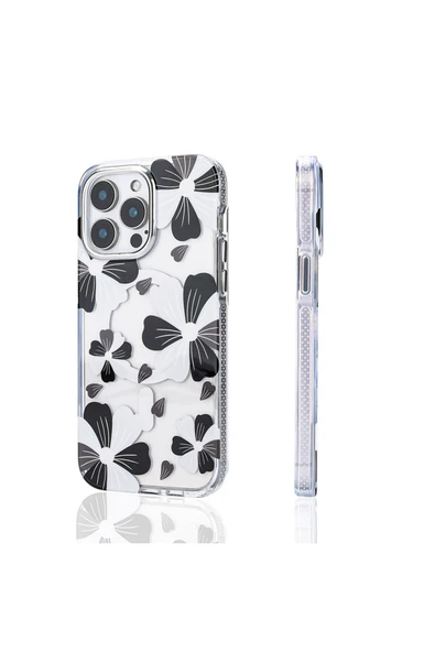 Apple iPhone 16 Pro Kılıf Magsafe Şarj Özellikli Papatya Desenli Tasarımlı Kapak (Papat) - Resim 2