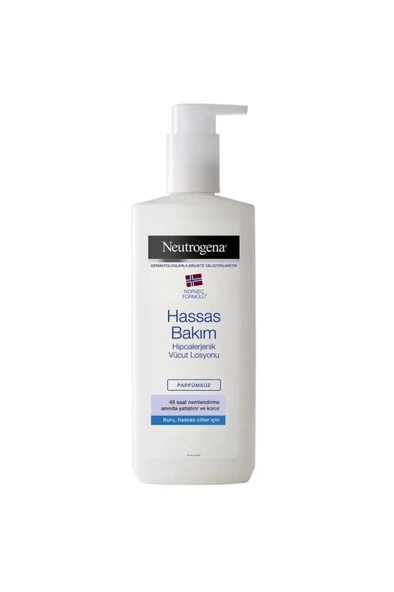 Neutrogena Hassas Bakım Vücut Losyonu Parfümsüz 400 ml - 1