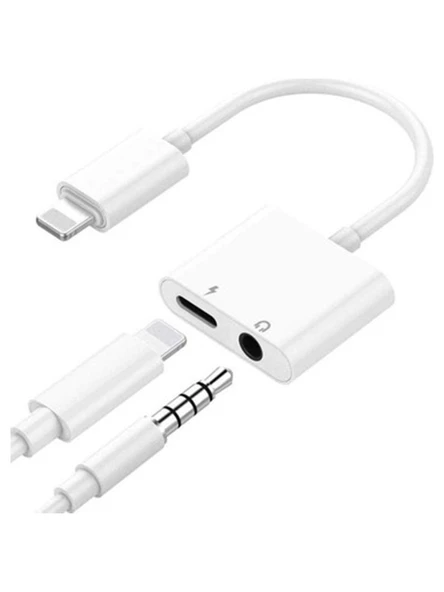 Linkage Lightning&Lightning Şarj ve Kulaklık Aparatı Süper Uyumlu LKO-12 - 2