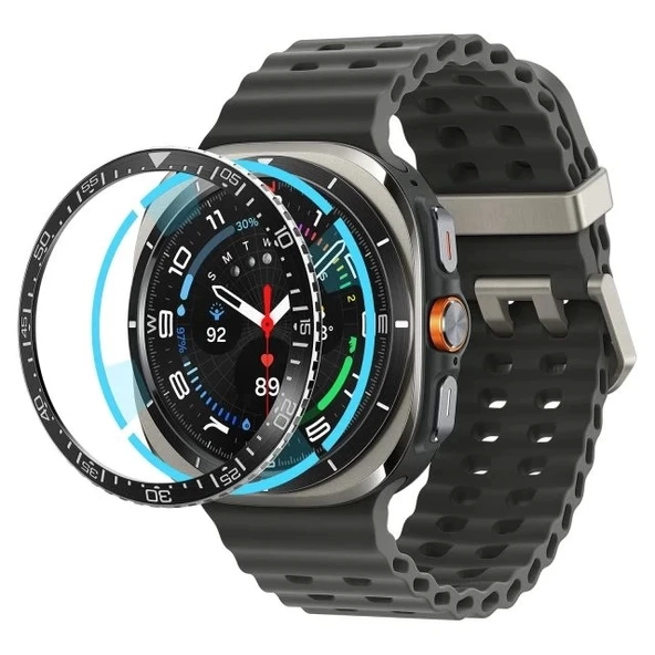 Spigen Çerçeve Halkası Koruyucu Yapışkan Kapak Galaxy Watch - 2