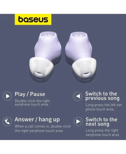 Baseus Bowie WM01 True Wireless Earbuds Bluetooth Kulaklık - 10