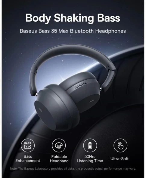 Baseus Kablosuz Bluetooth Katlanabilir Kulaklık - 2