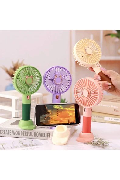 Mini Vantilatör Portatif Soğutucu Fan (ZB122) - 5