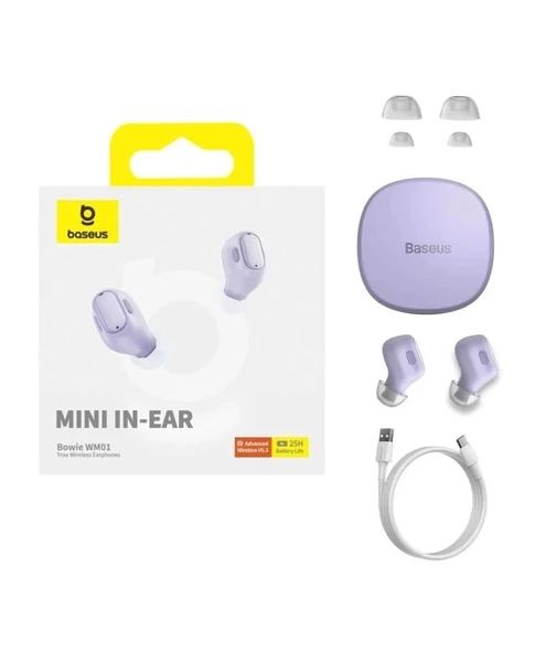Baseus Bowie WM01 True Wireless Earbuds Bluetooth Kulaklık - 4