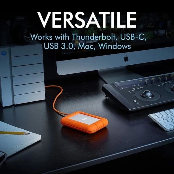 Lacie Rugged Mini External Hard Drive Taşınabilir HDD - 5