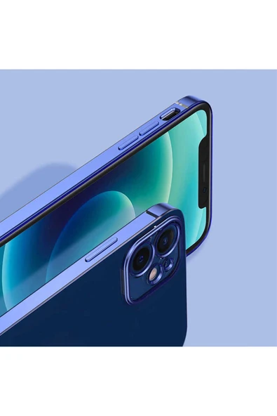 Apple Iphone 12 Pro Max Heptekiletişim Gbox Kılıf-mavi Açık - Resim 2